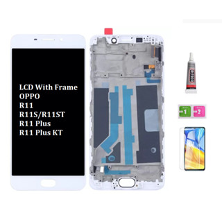 หน้าจอสัมผัส LCD พร้อมกรอบ สําหรับ OPPO R11 R11S R11ST R11 Plus KT