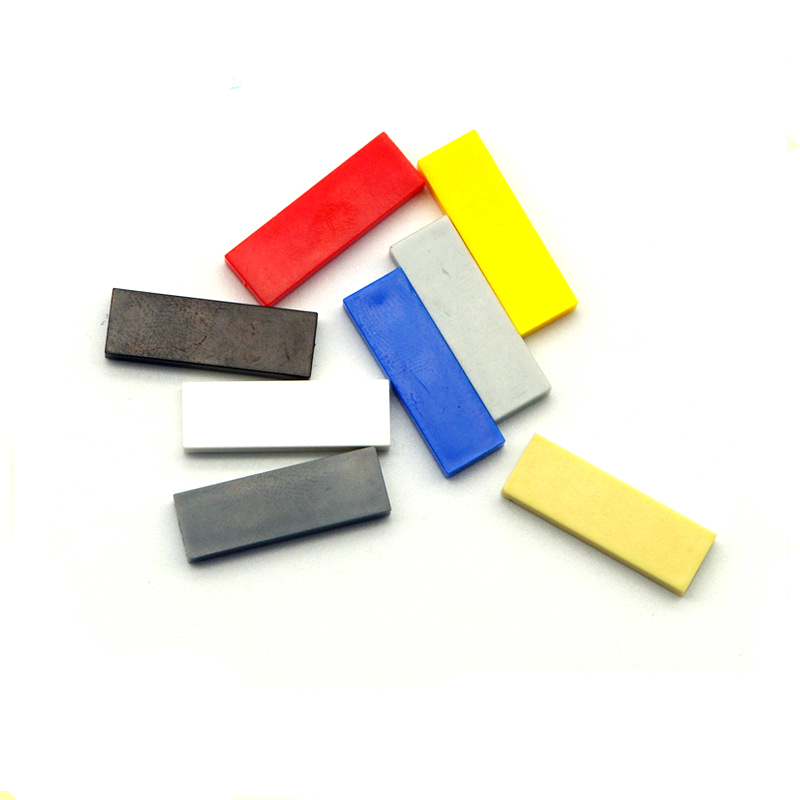 บล็อคตัวต่อ รูปจุด 1x3 ของเล่นเสริมการเรียนรู้เด็ก เข้าได้กับอิฐ 63864 DIY 10 ชิ้น