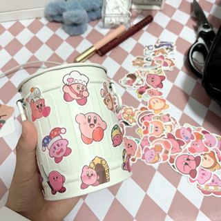 100 การ์ตูนน่ารัก ดาว Kirby สติกเกอร์ สมุดทํามือ กระเป๋าเดินทาง เคสโทรศัพท์ คอมพิวเตอร์ กันน้ํา diy สติกเกอร์ตกแต่ง