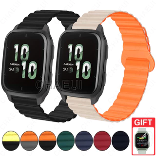 สายนาฬิกาข้อมือซิลิโคน แบบเปลี่ยน สําหรับ Garmin Venu Sq / Sq 2 Music