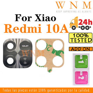 สําหรับ Xiaomi Redmi 10A 10 A ฝาครอบเลนส์กล้องด้านหลัง พร้อมกาวเปลี่ยน