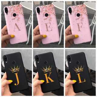 เคสซิลิโคนนิ่ม ลายมงกุฎ ซากุระ สําหรับ Xiaomi Redmi Note 7 Pro Note7 7S