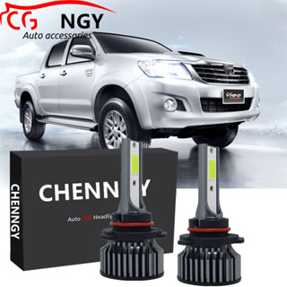 ชุดหลอดไฟฮาโลเจน LED p1 6000K สีขาว แบบเปลี่ยน สําหรับ Toyota Hilux 2005 2006 2007-2015 (1 คู่)