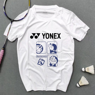 ใหม่ เสื้อยืดลําลอง แขนสั้น ระบายอากาศ ลาย Badminton Jersey Yonex Doraemon A Dream Dingdang สําหรับผู้ชาย และผู้หญิง เหมาะกับการเล่นกีฬา 2023