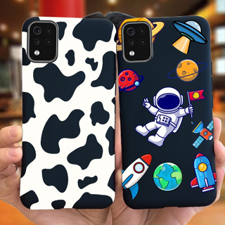 เคสโทรศัพท์ซิลิโคน TPU แบบนิ่ม ลายวัว นักบินอวกาศ สําหรับ LG K52 K42 K520 K520H K420 K420H 2020