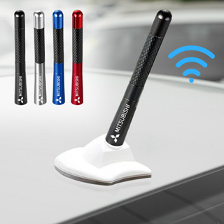 1pcs รถ AM/FM วิทยุ Aerial Mast โลโก้รถเสาอากาศดัดแปลงสําหรั…