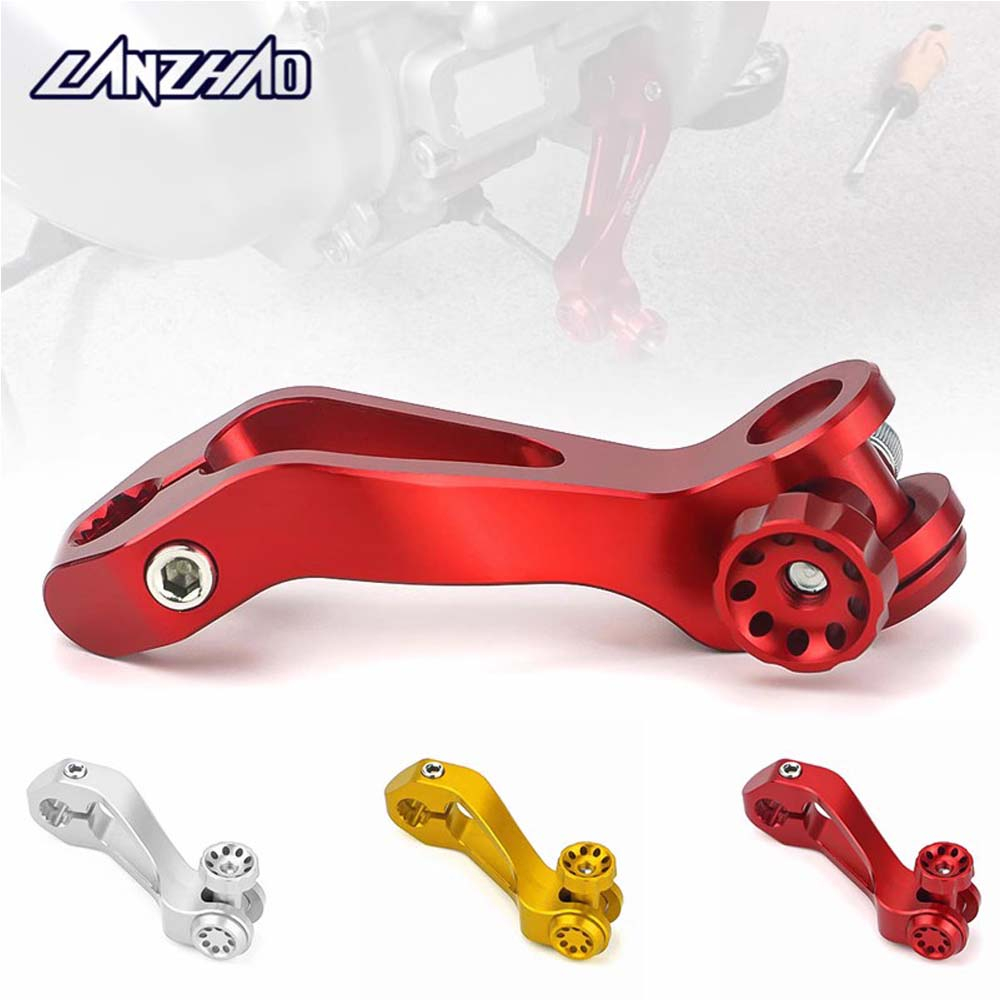 รถจักรยานยนต์ CNC ด้านหลังเบรค Rocker Arm Bracket Lever ฝาครอบปรับสําหรับ Vespa Sprint Primavera 50 125 150 S150 LX150 2016-2023