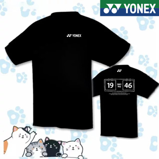 ใหม่ YONEX เสื้อกีฬาแบดมินตัน แขนสั้น แห้งเร็ว สําหรับผู้ชาย และผู้หญิง 2023