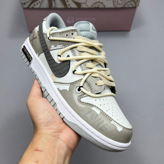 (กําหนดเอง) Dunk Low Panda prank Retro “สีดํา” ธีมฮิปฮอป ชายฝั่งตะวันตก DJ6188-003