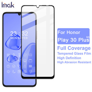 Imak Huawei Honor Play 30 Plus 5G / Honor X7 2022 ฟิล์มกันรอยหน้าจอ แบบเต็มจอ ฟิล์มกระจกนิรภัย กาวเต็มจอ คุณภาพสูง