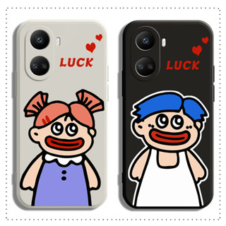 เคสนิ่ม เนื้อแมตต์ ลายคู่รักน่ารัก สําหรับ Huawei Nova 11 11i 10 Y70 Y61 9 8i 7i 5t 3i SE PRO