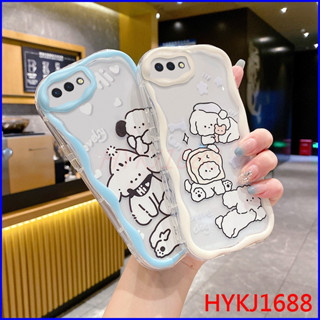 เคส Oppo A3S เคส OPPO A12E เคสซิลิโคน tpu แบบใส ลายการ์ตูน สําหรับ Oppo A3S A12E NYW