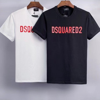 Dsquared2 ใหม่ เสื้อยืดแขนสั้นลําลอง ผ้าฝ้ายแท้ แนวสตรีท แฟชั่นฤดูร้อน สําหรับผู้ชาย 2023