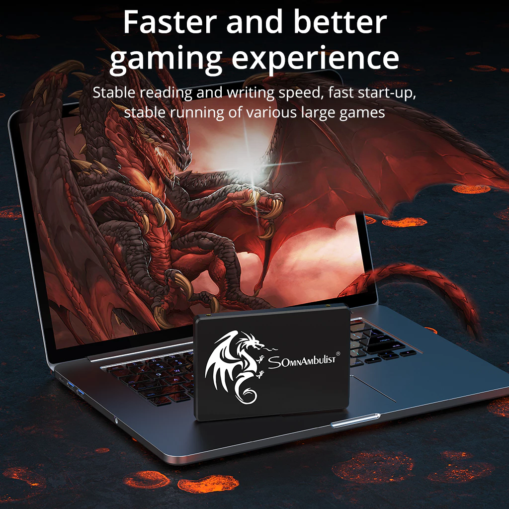 SomnAmbulist SATA III SSD 2.5 นิ้ว 120GB/128GB/240GB/256GB/480GB/512GB thumbnail 6