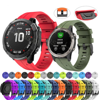 ใหม่ สายนาฬิกาข้อมือ ซิลิโคนนิ่ม ปลดไว สองสี แบบเปลี่ยน สําหรับ Garmin Fenix 7 Pro 6 5 Garmin Instinct 2X Fenix 6X 7X Pro 7X Forerunner 965 265 255 955