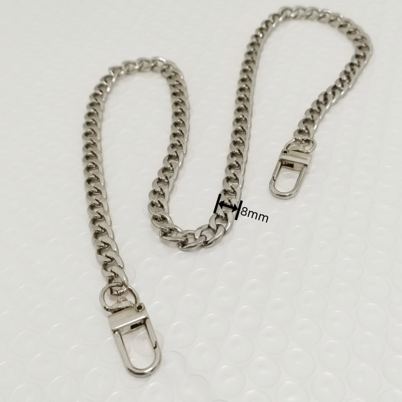 สายโซ่โลหะ สีทอง แบบเปลี่ยน สําหรับคล้องกระเป๋า