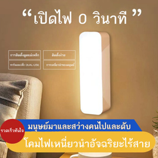 ไฟเซ็นเซอร์ LED ไฟเซนเซอร์อัตโนมัติ ไฟกลางคืนชาร์จ USB โคมไฟเหนี่ยวนำร่างกายมนุษย์ โคมไฟติดผนังห้องนอน ไฟทางเด ไฟติดห้อง ไฟเพดาน โคมไฟติดผนัง X9EC00F