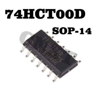 10 ชิ้น/ล็อตใหม่ 74HCT00 74HCT00D 74hct00d SN74HCT00DR SOP-14 ชิปลอจิก