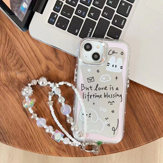 เคสโทรศัพท์มือถือกระจก กันกระแทก ลายน่ารัก สําหรับ iPhone 11 12 12pro 12promax 13 13pro 13promax 14 14pro 14promax