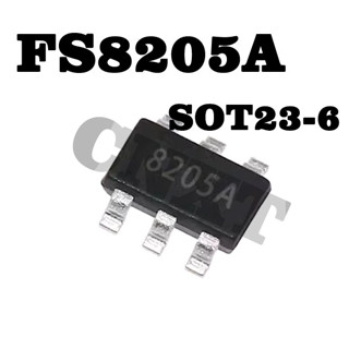 50 ชิ้น/ล็อต FS8205 FS8205A 8205A ลิเธียมแบตเตอรี่ป้องกัน IC SOT23-6 ชิปวงจร