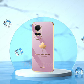 เคสโทรศัพท์มือถือแบบนิ่ม ลายใบเมเปิ้ล สําหรับ ออปโป้ Reno 10 5G Reno 10 Pro Reno10 Pro+