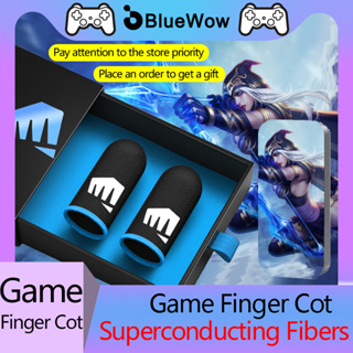 Bluewow【fist - Blue】ปลอกสวมนิ้วหัวแม่มือ ป้องกันเหงื่อ สําหรับเล่นเกม