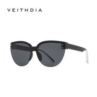 Veithdia ใหม่ แว่นตากันแดด ไร้กรอบ ไล่โทนสี แฟชั่นสําหรับสตรี 6506