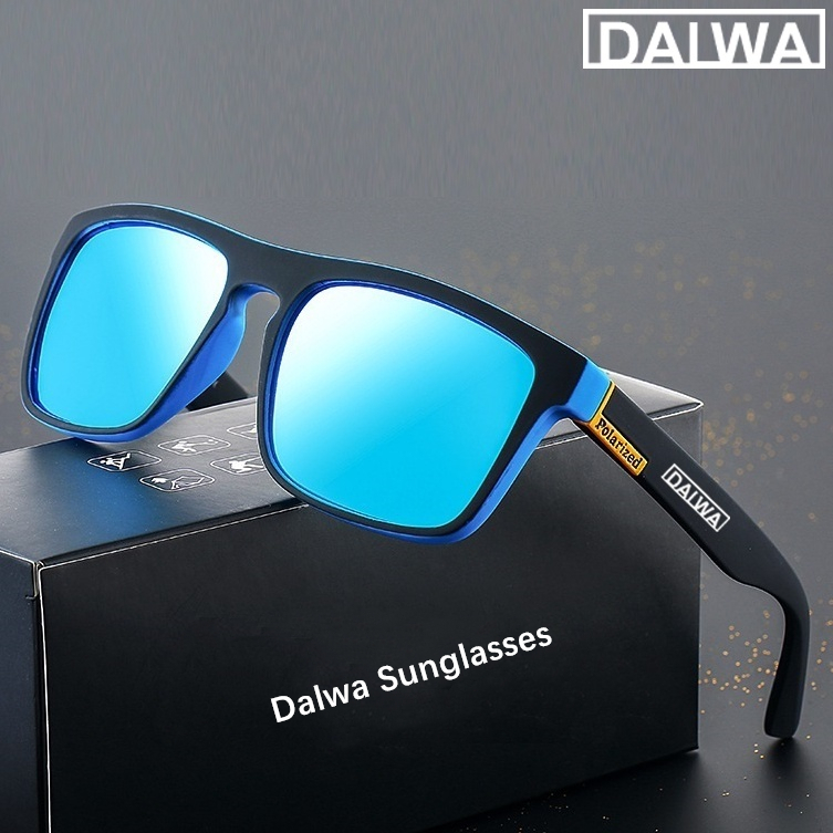 DAIWA แว่นตากันแดด เลนส์โพลาไรซ์ UV400 คุณภาพสูง สําหรับขี่จักรยาน ตั้งแคมป์ เดินป่า ตกปลา เล่นกีฬากลางแจ้ง