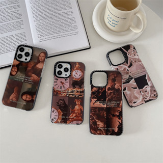 [Case Tify] เคสโทรศัพท์มือถือ TPU นิ่ม กันกระแทก ลายน้ํามัน Louvre สําหรับ iPhone 14 Pro Max 13 Pro Max 12 Pro Max 11 14 Plus