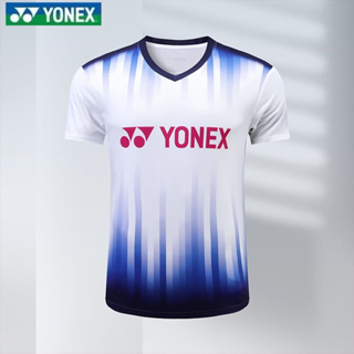 เสื้อกีฬาแบดมินตัน Yonex แบบแห้งเร็ว ระบายอากาศได้ดี สไตล์เกาหลี สําหรับผู้ชาย และผู้หญิง 2023