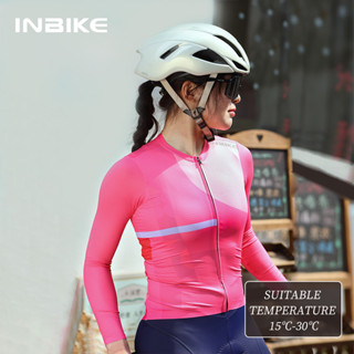 Inbike 2023 เสื้อแขนยาว เสื้อปั่นจักรยานเสือภูเขา สําหรับผู้หญิง