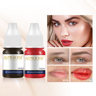 Aimoosi เม็ดสีออร์แกนิก 3 มล. 28 สี สําหรับสักถาวร