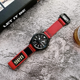 Uag สายนาฬิกาข้อมือไนล่อน Velcro 22 มม. สําหรับ Samsung Huawei watch Galaxy watch Huawei watch Garmin forerunner265 Huawei watch GT3 pro 46 มม.