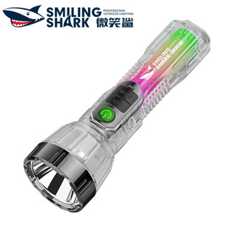 Smilingshark SD1023 ไฟฉาย LED พลาสติก สว่างมาก พลังงานแสงอาทิตย์ ชาร์จ USB กันน้ํา 3 โหมด สําหรับตั้งแคมป์กลางแจ้ง ครัวเรือน