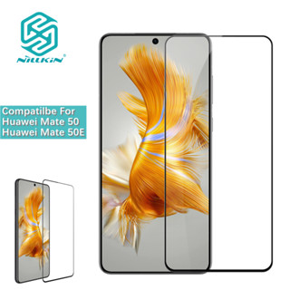 Nillkin ฟิล์มกระจกนิรภัยกันรอยหน้าจอ แบบใส เต็มจอ สําหรับ Huawei Mate 50 Huawei Mate 50E CP+PRO