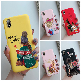 เคสโทรศัพท์มือถือ ซิลิโคนนิ่ม ลายเด็กผู้หญิงสวย แฟชั่น สําหรับ Huawei Y5 (2019) Honor 8S