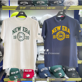 Newera ใหม่ Yihua เสื้อยืดลําลอง แขนสั้น คอกลม ทรงหลวม เรียบง่าย สําหรับผู้ชาย และผู้หญิง