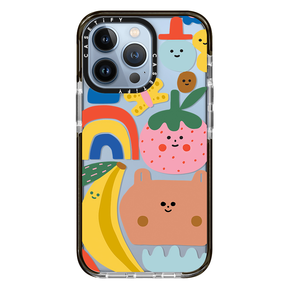CASE.TIFY Banana fruit Air cushion Phone case for iphone 14 14plus 14pro 14promax 13 13pro 13promax 2023 Cartoon Fashion brand official new design phone case Cute beautiful 12 12pro 12promax 11 11promax Shock-proof soft case 7+ transparent case