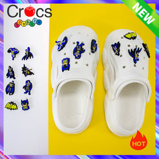 Crocs Jibbitz ชุดเครื่องประดับแฟชั่น จี้รูปดอกไม้ PVC สําหรับรองเท้า 8 ชิ้น ต่อชุด