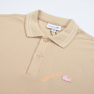 Lacoste เสื้อคอปกปัก POLO เสื้อโปโลแขนสั้น เสื้อโปโล สําหรับผู้ชาย