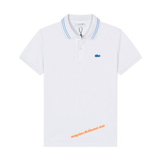 Lacoste เสื้อคอปกปัก POLO เสื้อโปโลแขนสั้น เสื้อโปโล สําหรับผู้ชาย