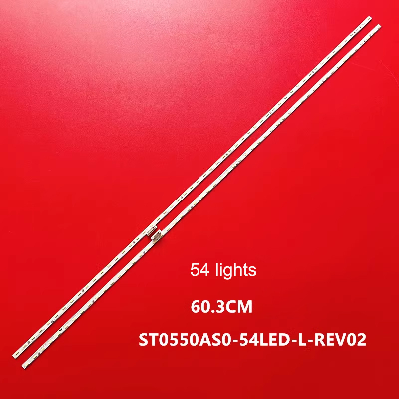 แบ็คไลท์สําหรับ led 2 ชิ้น/เซ็ต Sony KD-55U8G KD-55X8500F strip light ST0550AZ5-54LED 734.0350F.0001