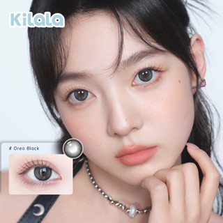 คอนแทคเลนส์ ราย 6 เดือน Black /Gray Kilala Contact lens 6 Month  (2 เลนส์ /1 คู่)