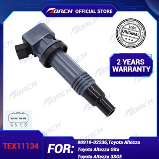 คอยล์จุดระเบิดไฟฉาย TEX11134 แบบเปลี่ยน 90919-02236 Toyota Altezza Gita 3SGE 98-05