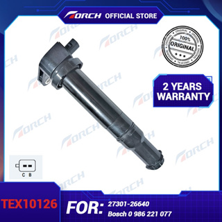 คอยล์จุดระเบิดไฟฉาย TEX10126 แบบเปลี่ยน 27301-26640 Bosch 0 986 221 077 Hyundai Accent Kia Rio