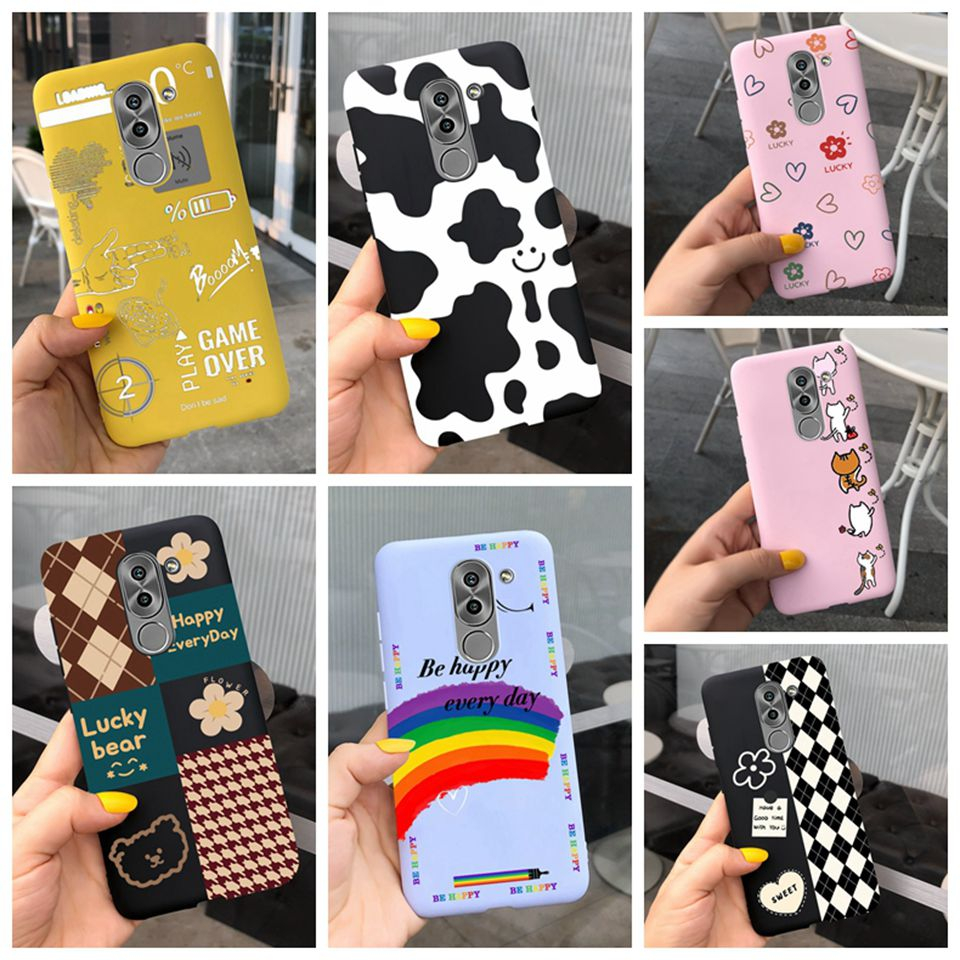 สําหรับ Huawei GR5 2017 Honor 6X เคสแฟชั่น สไตล์ รูปแบบ โทรศัพท์มือถือ เคสนิ่ม