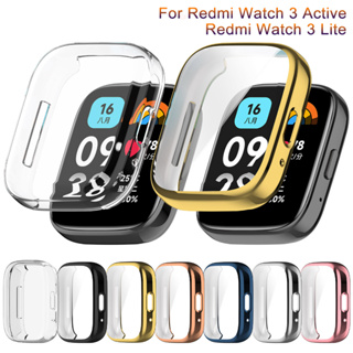 ใหม่ เคสนาฬิกาข้อมือ Tpu แบบเต็มจอ อุปกรณ์เสริม สําหรับ Xiaomi Redmi watch 3 Active Redmi watch 3 lite