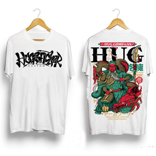 เสื้อยืดพิมพ์ลาย เสื้อยืดครบรอบ 10 ปีคอลเลกชัน guan yu hugcompany S-5XL