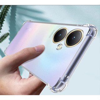 เคส VIVO Y27 4G 5G เคสใส กันกระแทก ซิลิโคนใส ถุงลมนิรภัย ฝาครอบป้องกันกล้อง เคสด้านหลัง