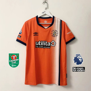 เสื้อกีฬาแขนสั้น ลายทีมชาติฟุตบอล Lutontown 23 24 ชุดเหย้า S - 4XL